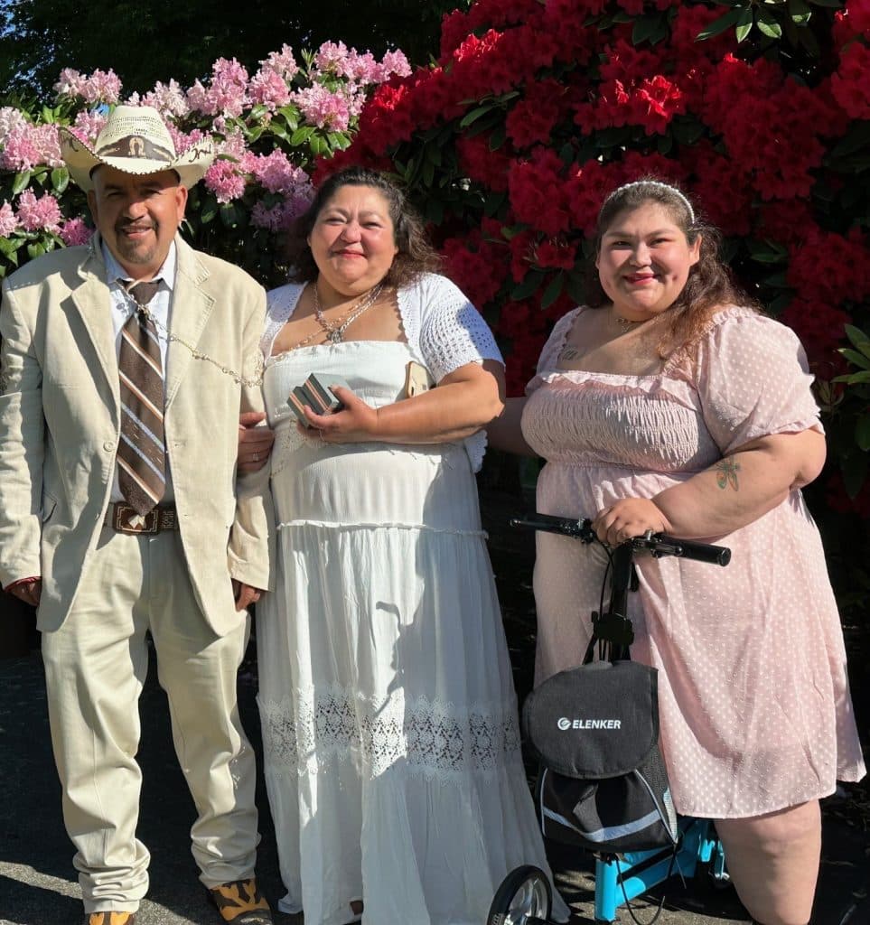 After growing up in foster care, Lupe is building a relationship with her mother and step-father.